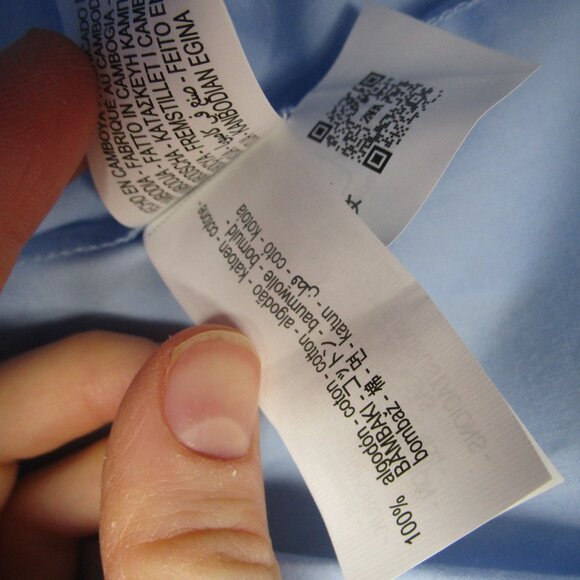 Zara Girls light Blue RHINESTONE SHIRT New 13-14 - Picture 12 of 17